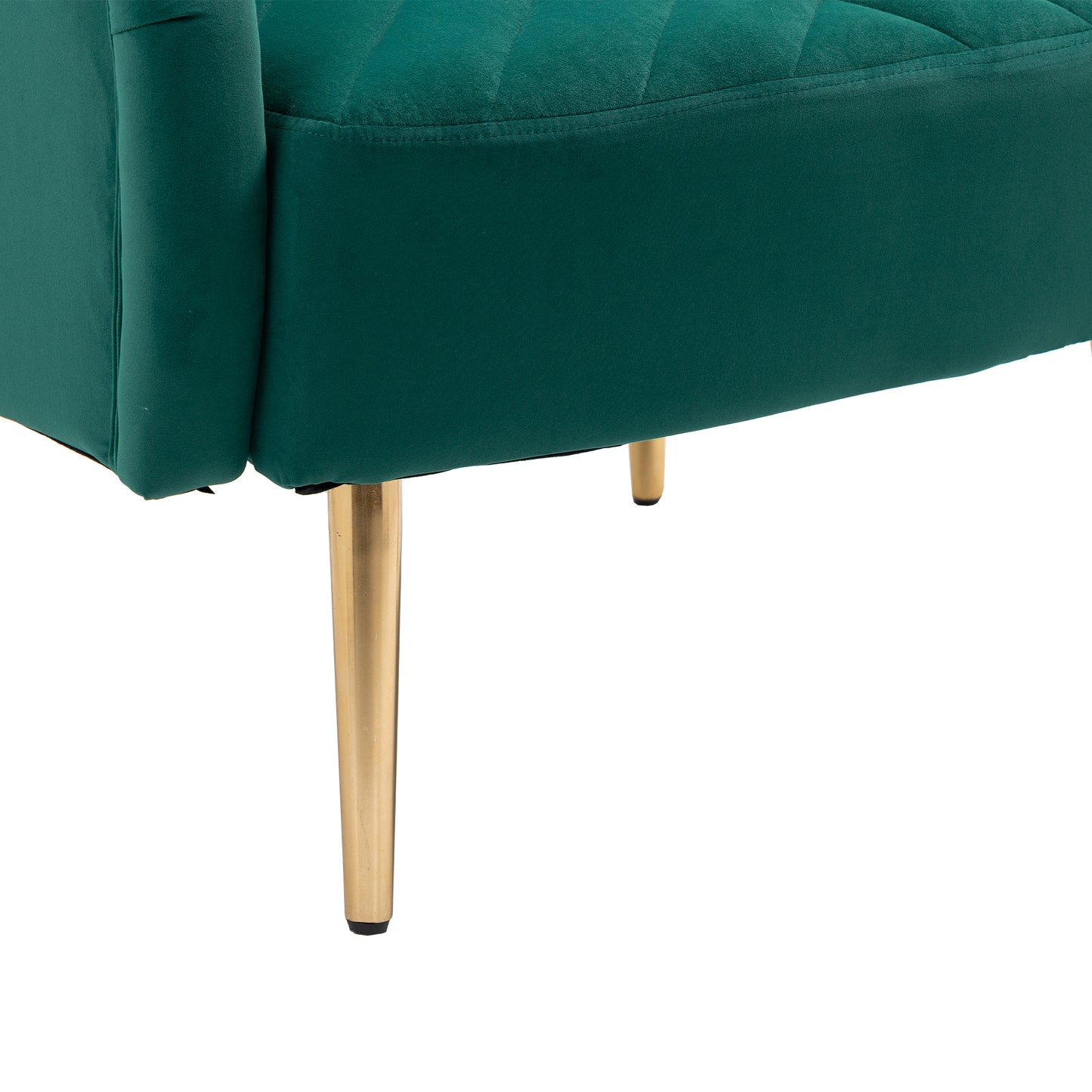 Velvet Chair , Accent  chair/ Living room lesiure chair with metal feet