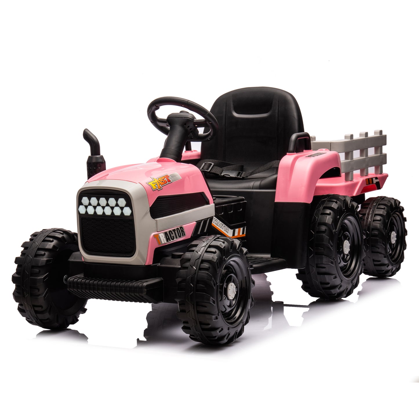 Electric Tractor Toy with Remote Control and Multiple Features