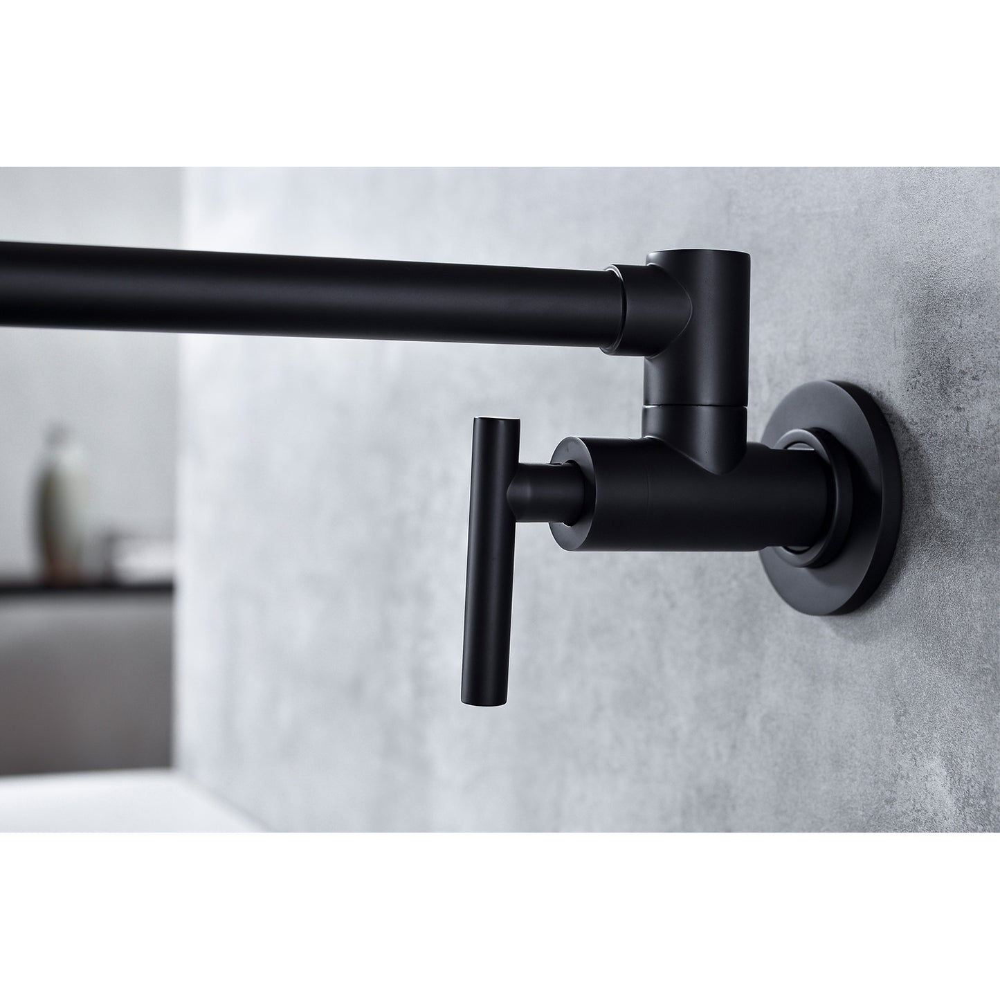 Wall Mount Folding Kitchen Pot Filler Faucet