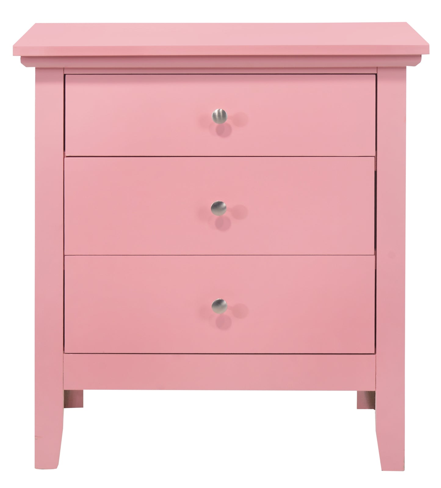 Hammond G5404-N 3 Drawer Nightstand , Pink