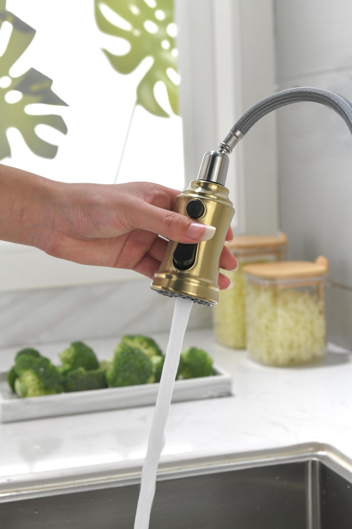 Touch Kitchen Faucet with Pull Down Sprayer