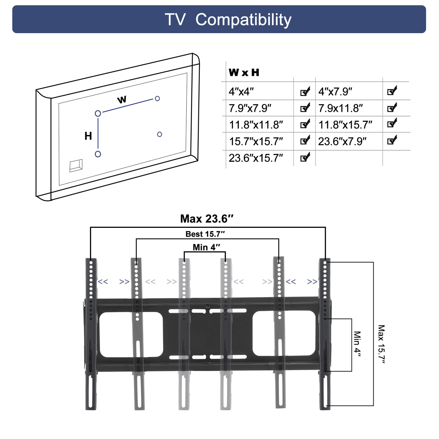 Swivel Glass Entertainment Center with Height Adjustable TV Stand