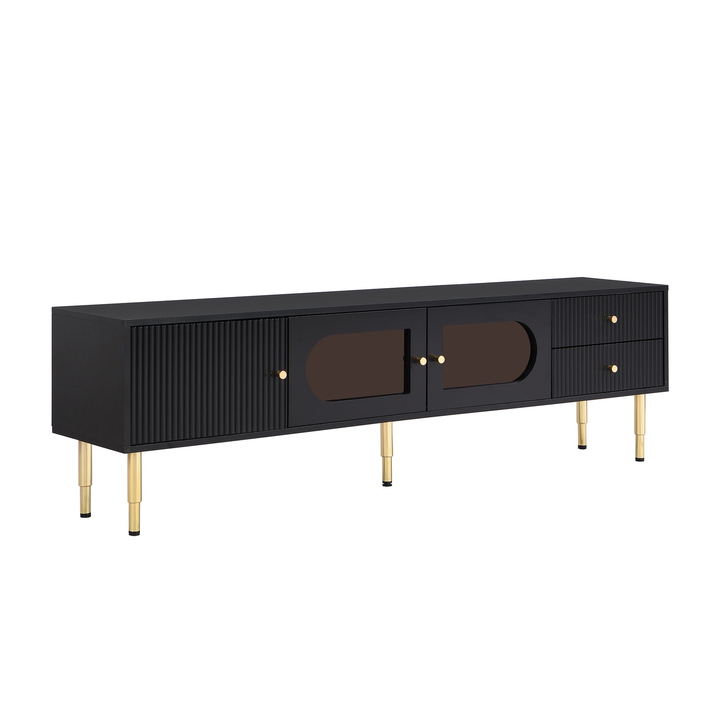 Elegant TV Console with Hidden Storage, Premium Entertainment Stand for TVs Up to 80''