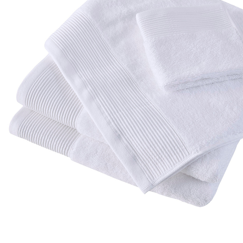 Luxurious Eco-Friendly 6 Piece Towel Set with Tencel Lyocell Blend