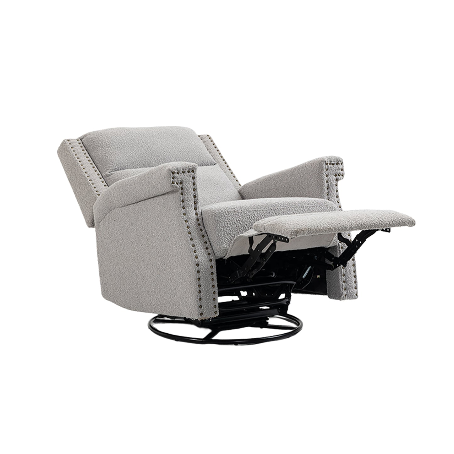 360° Swivel Recliner Chair with Rocking and Reclining Functions