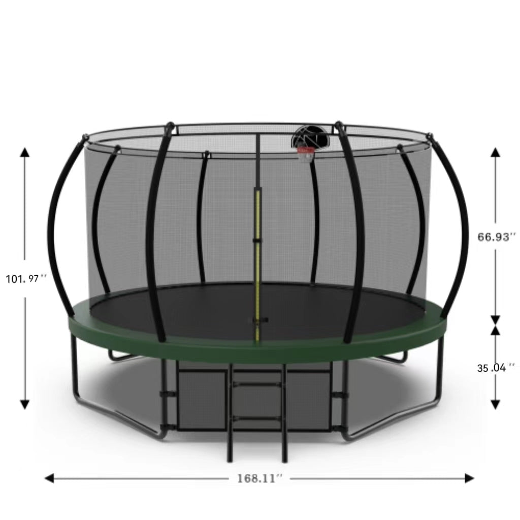 New big trampoline 14FT Green