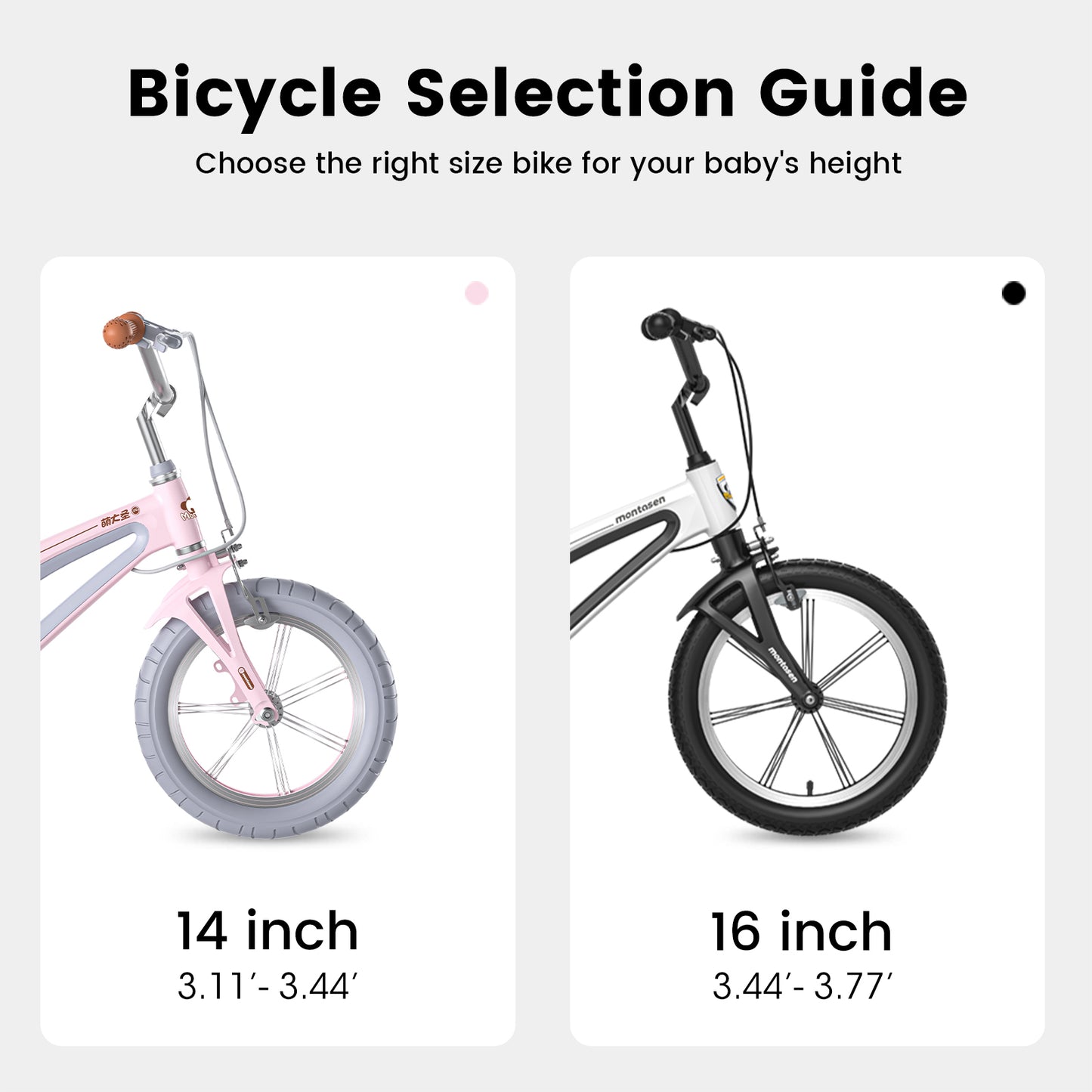 14" Kids Bike for Girls and Boys, Magnesium Alloy Frame with Auxiliary Wheel, Kids Single Speed Cruiser Bike.