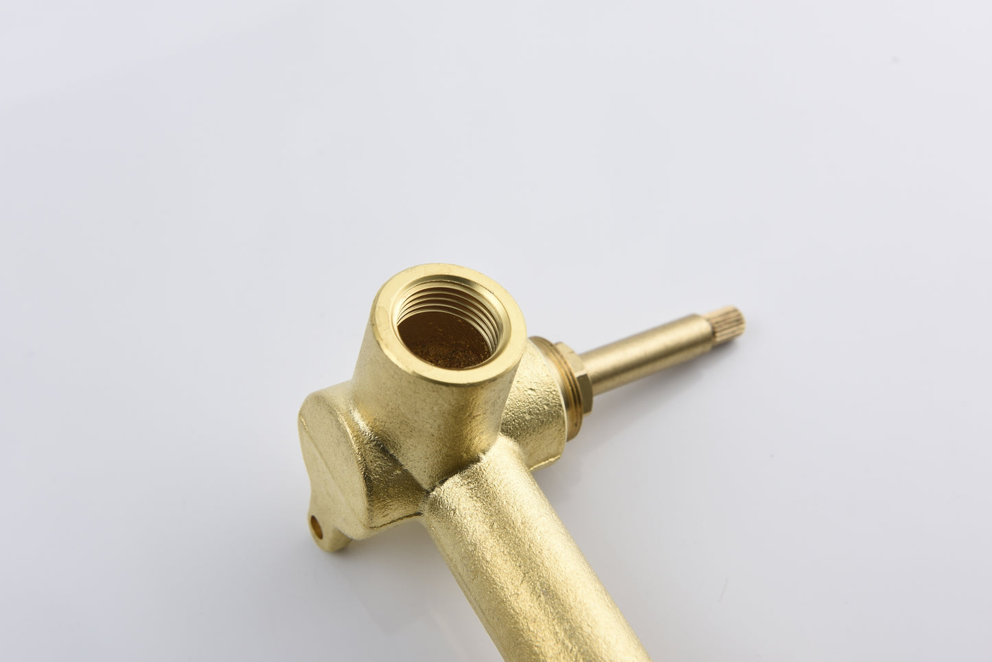 Elegant Brushed Gold Wall Mount Bathroom Faucet