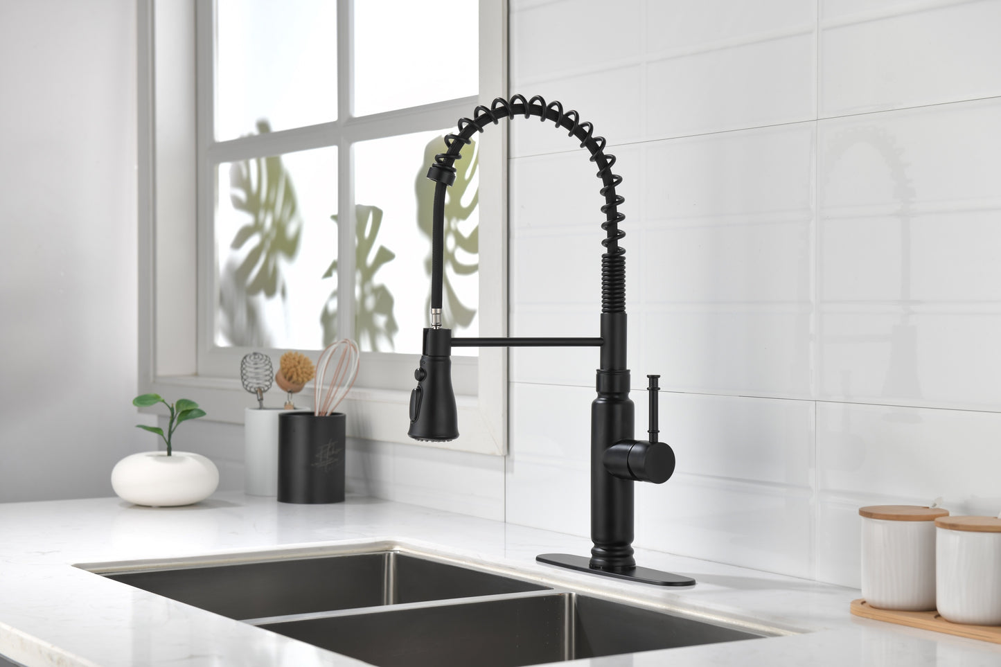 Touch Kitchen Faucet with Pull Down Sprayer