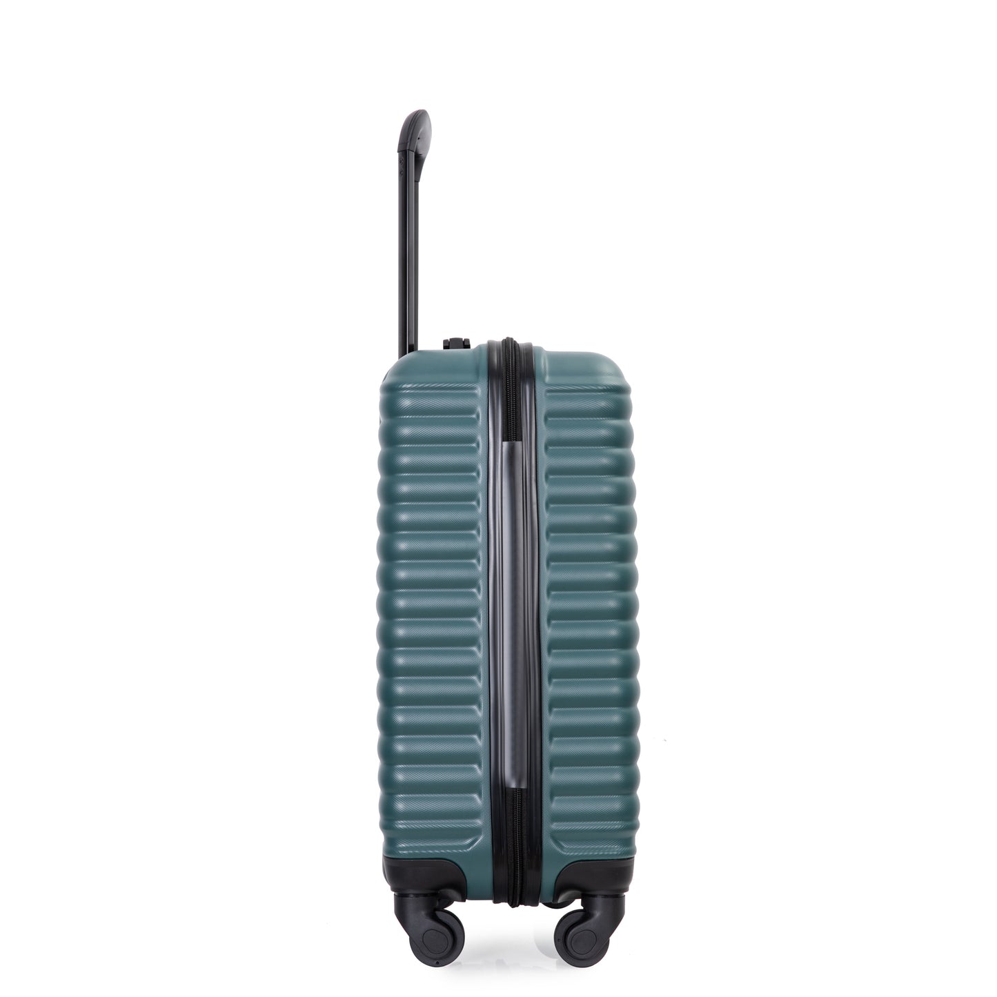 20" Carry on Luggage Lightweight Suitcase, Spinner Wheels, Green