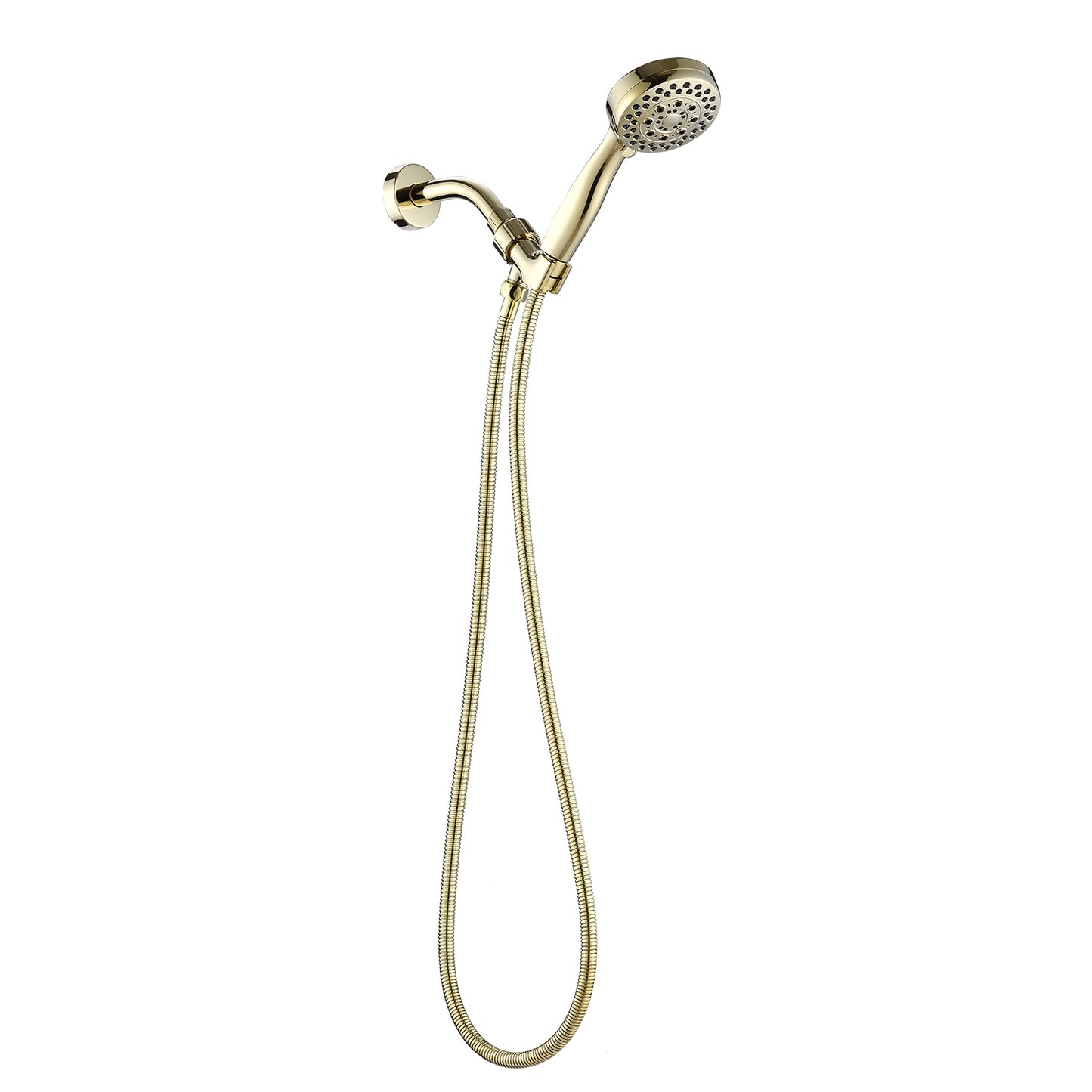 Luxurious High Pressure Gold Handheld Shower Head with Versatile Settings