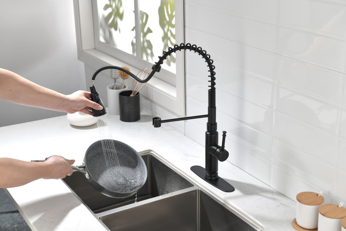 Touch Kitchen Faucet with Pull Down Sprayer