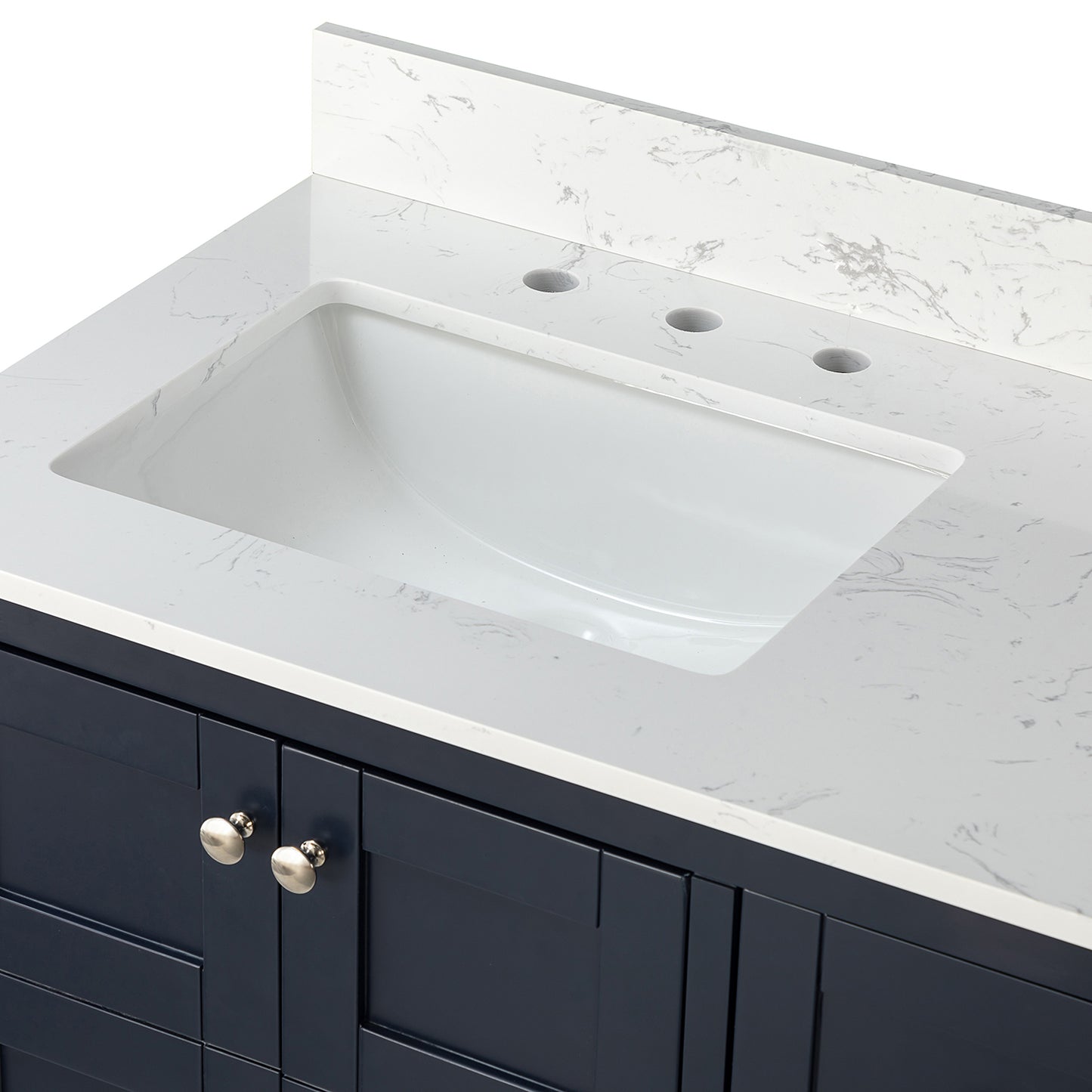 Manue 36" Single Bathroom Vanity Set-NAVY