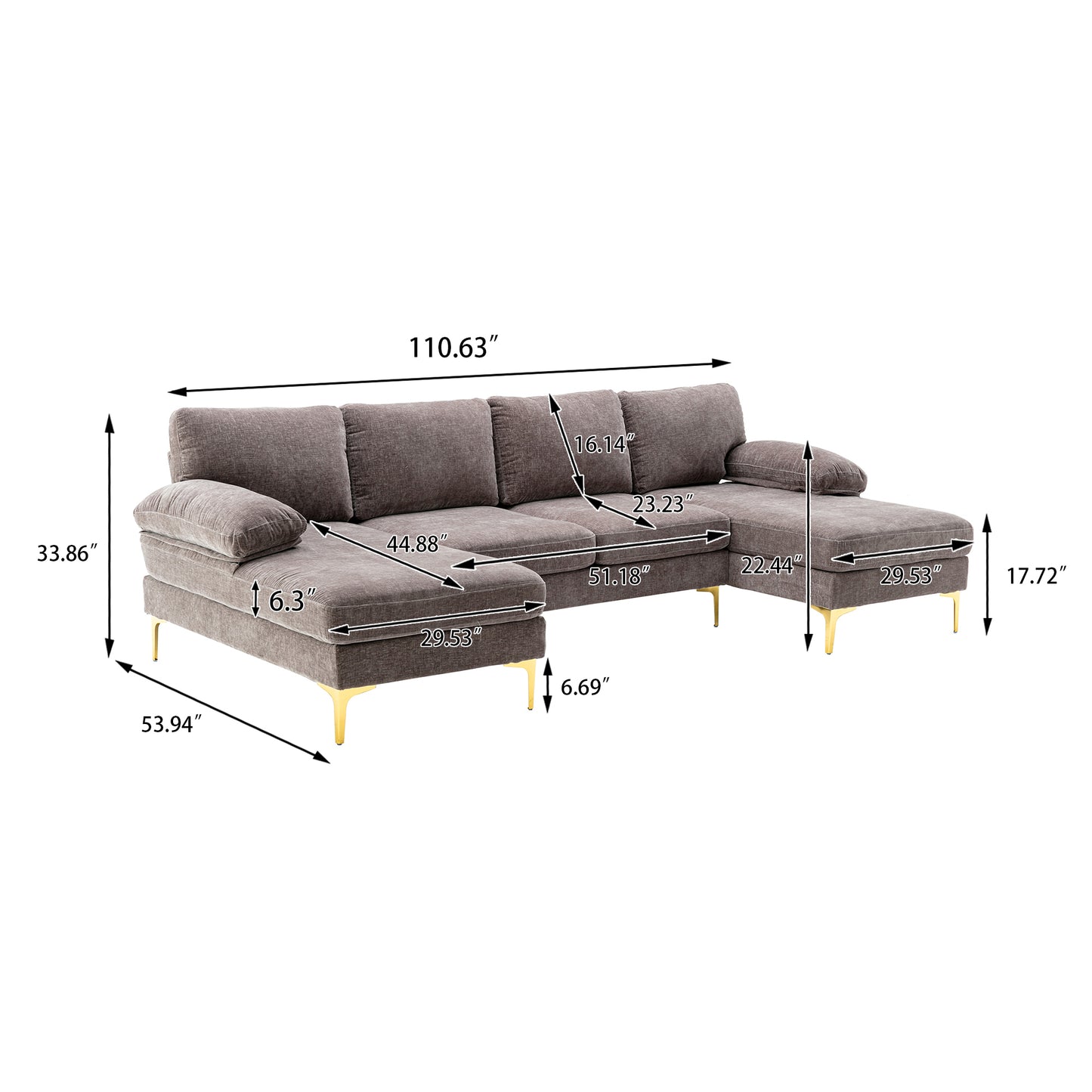 Accent sofa /Living room sofa sectional  sofa