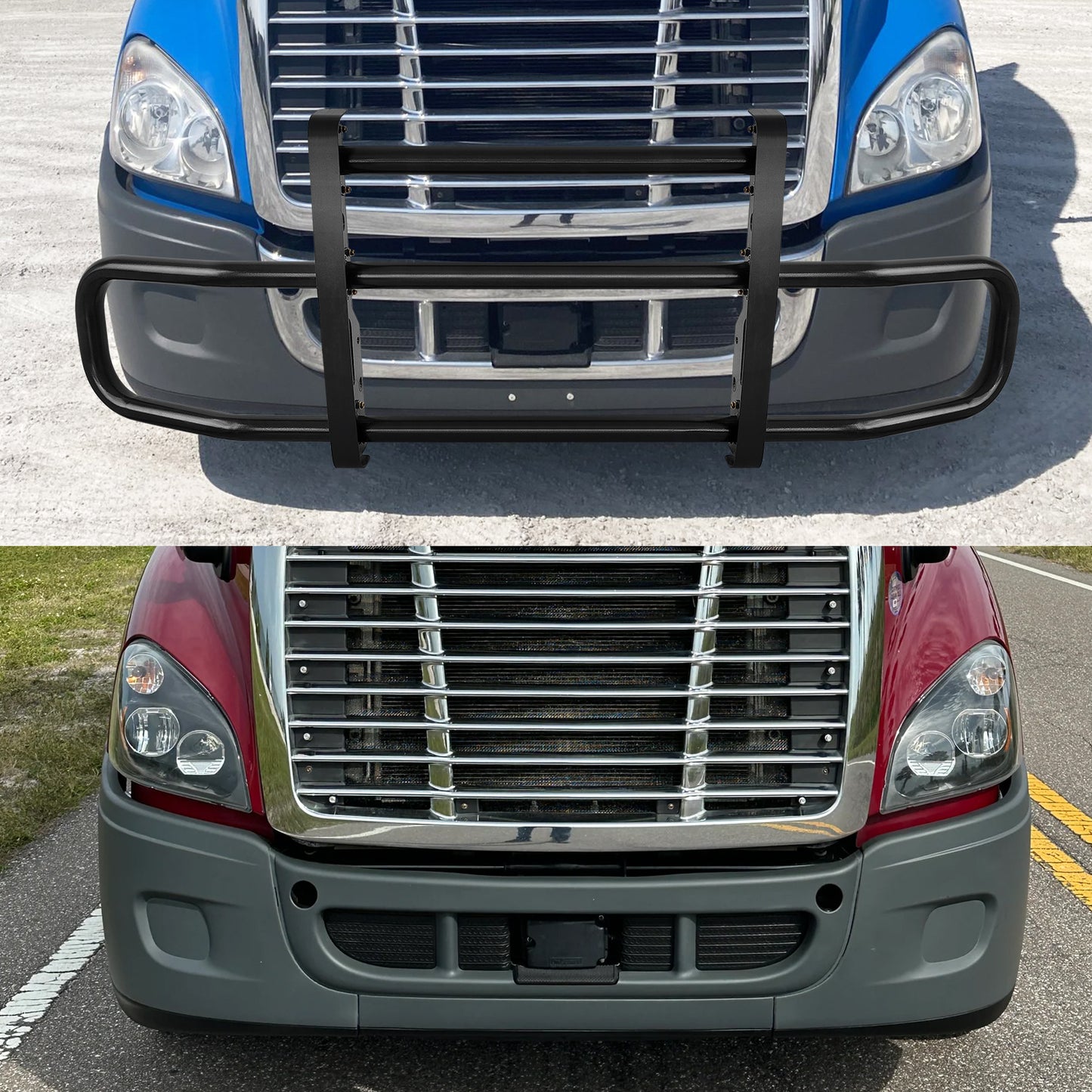 Deer Guard with Brackets for Freightliner Cascadia 2008-2017