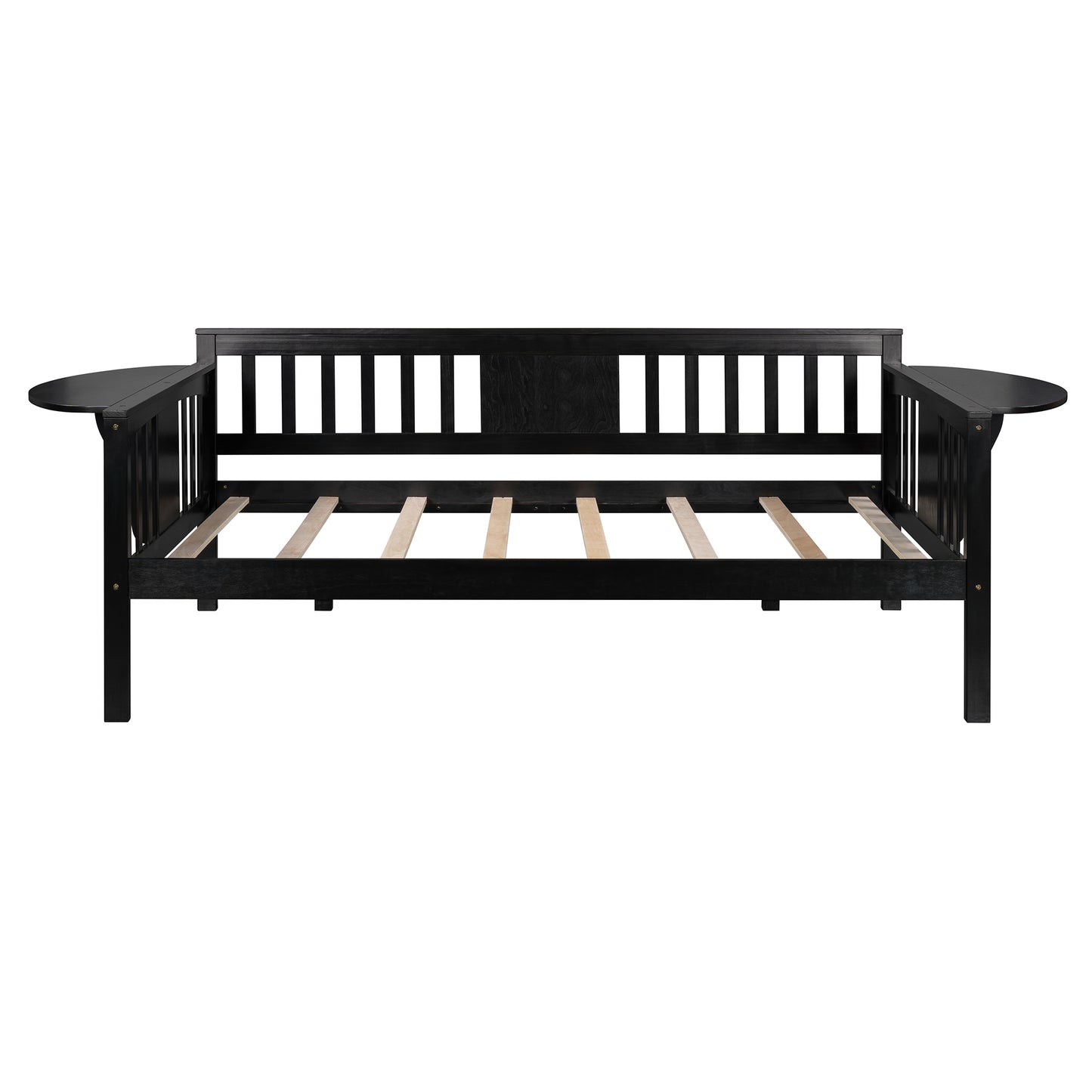 Twin size Daybed, Wood Slat Support, Espresso