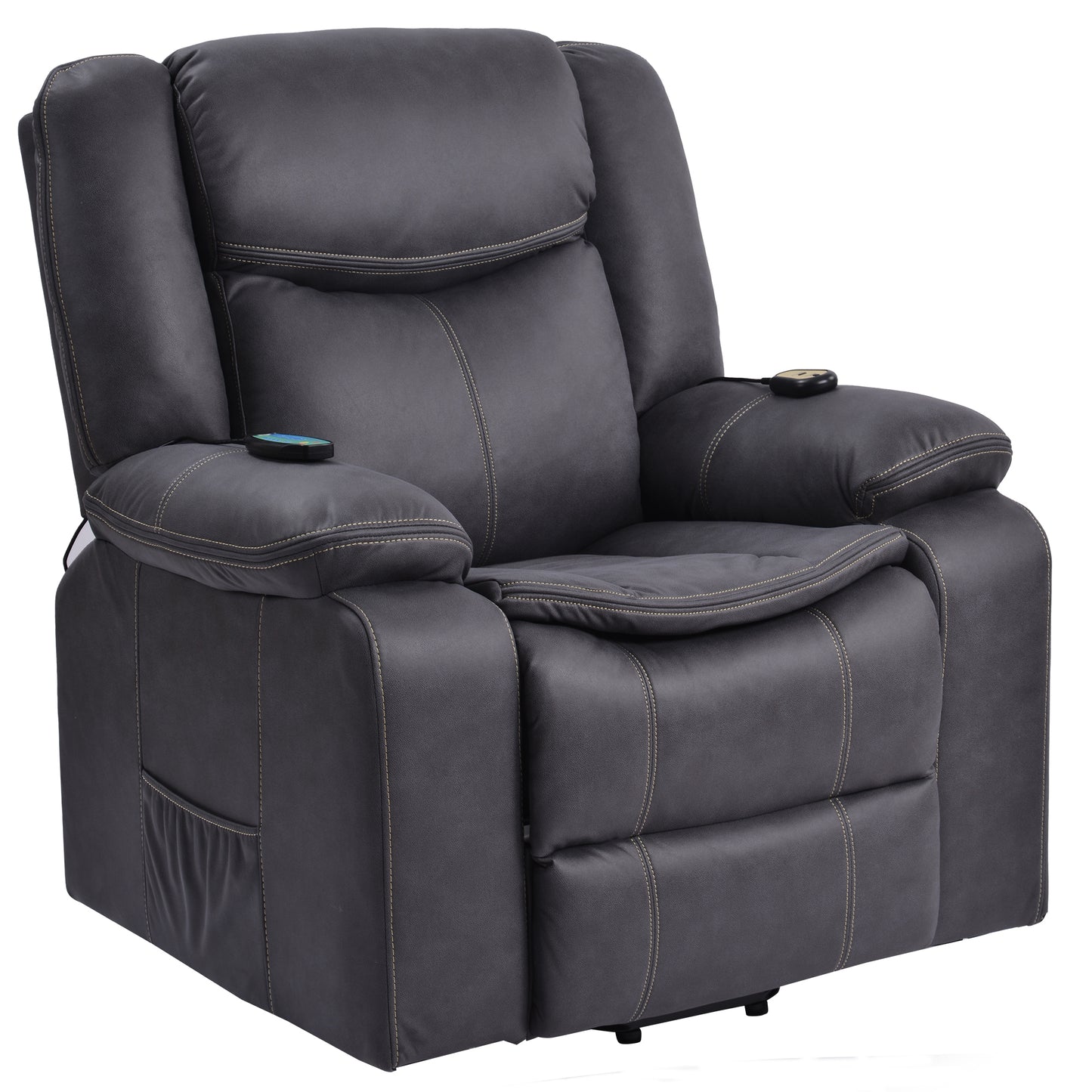 Electric Power Lift Recliner Chair with Adjustable Massage and Heating System