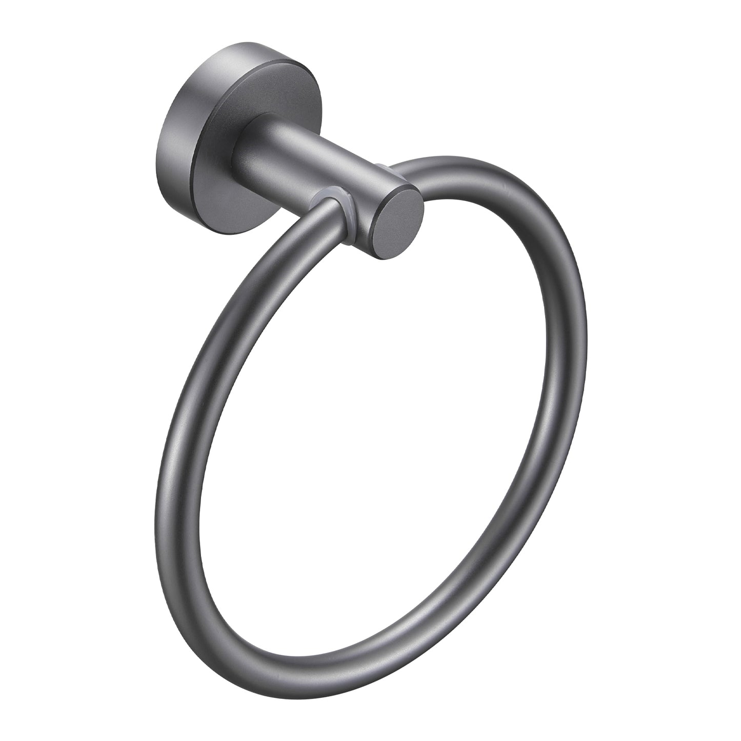 Gunmetal Aluminum Hand Towel Ring for Bathroom