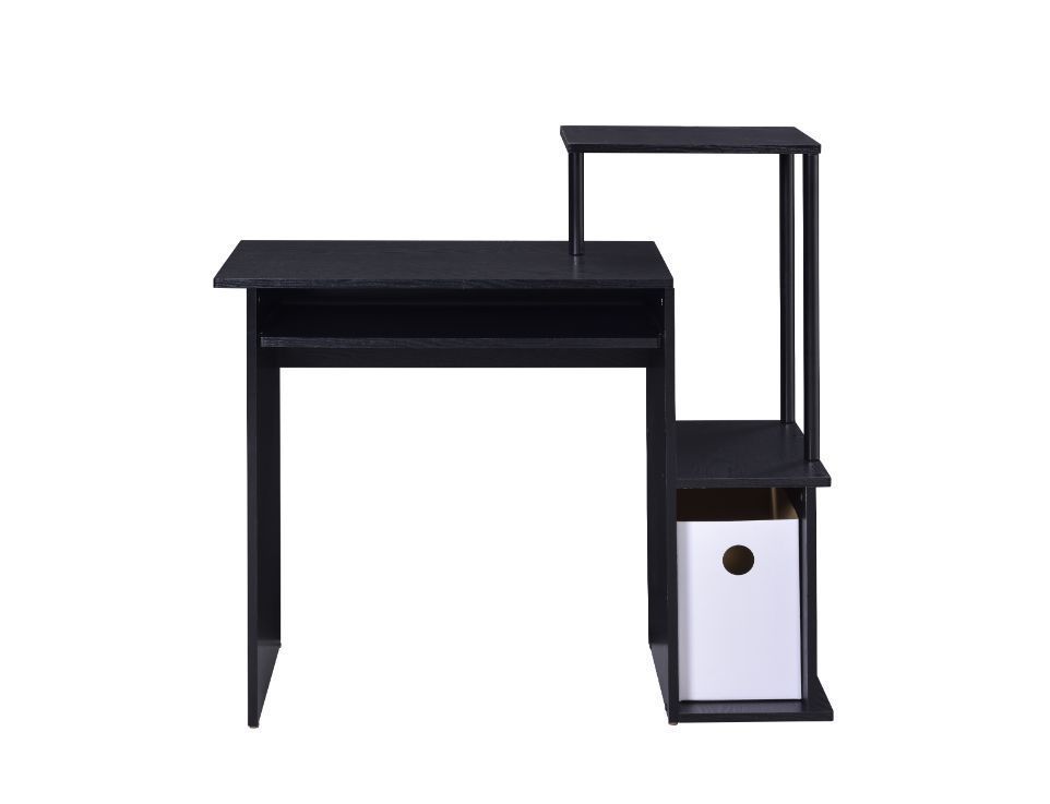 Lyphre Black Computer Desk with Industrial Style