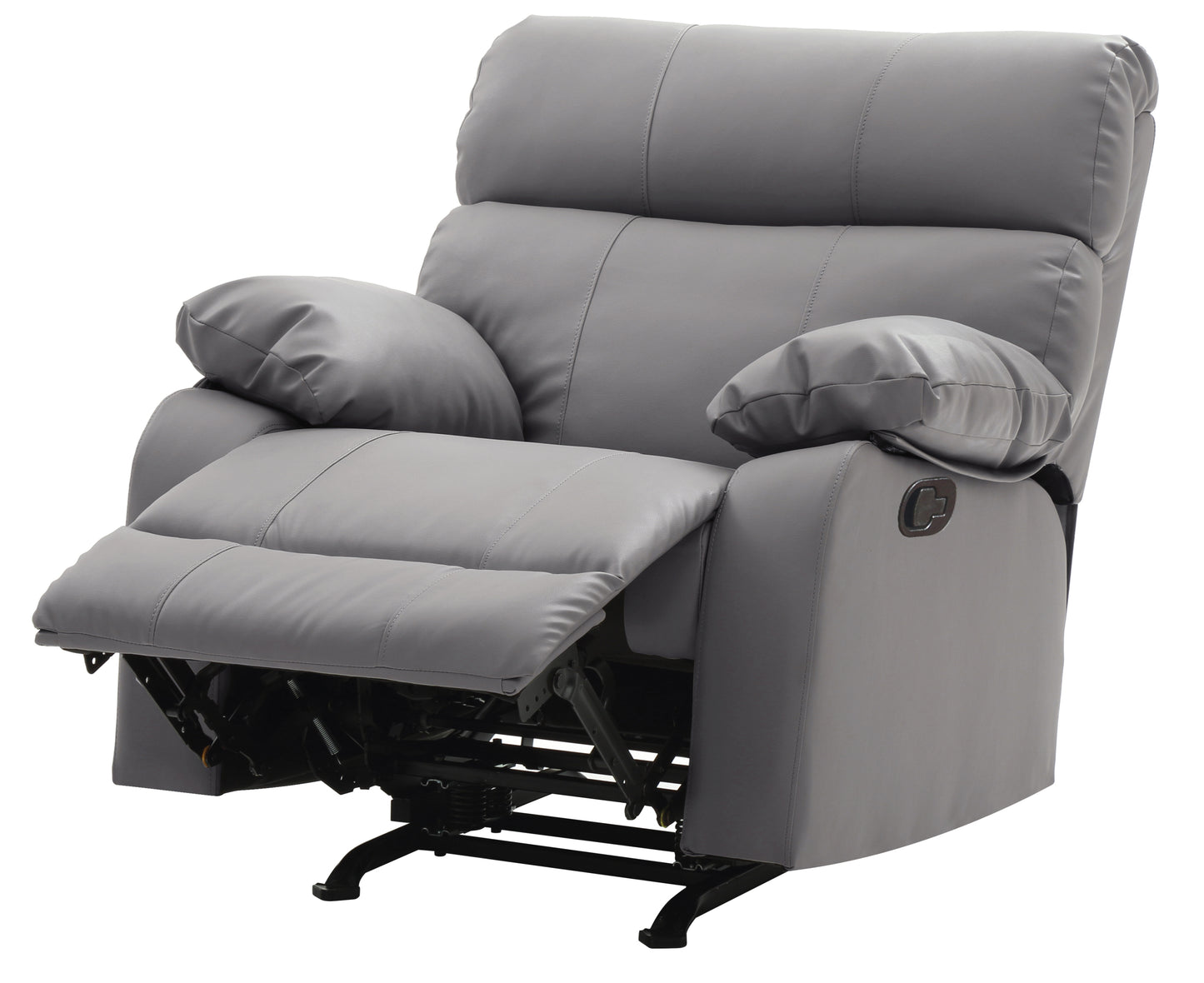 Modern Gray Rocker Recliner - Glory Furniture Manny G531-RC