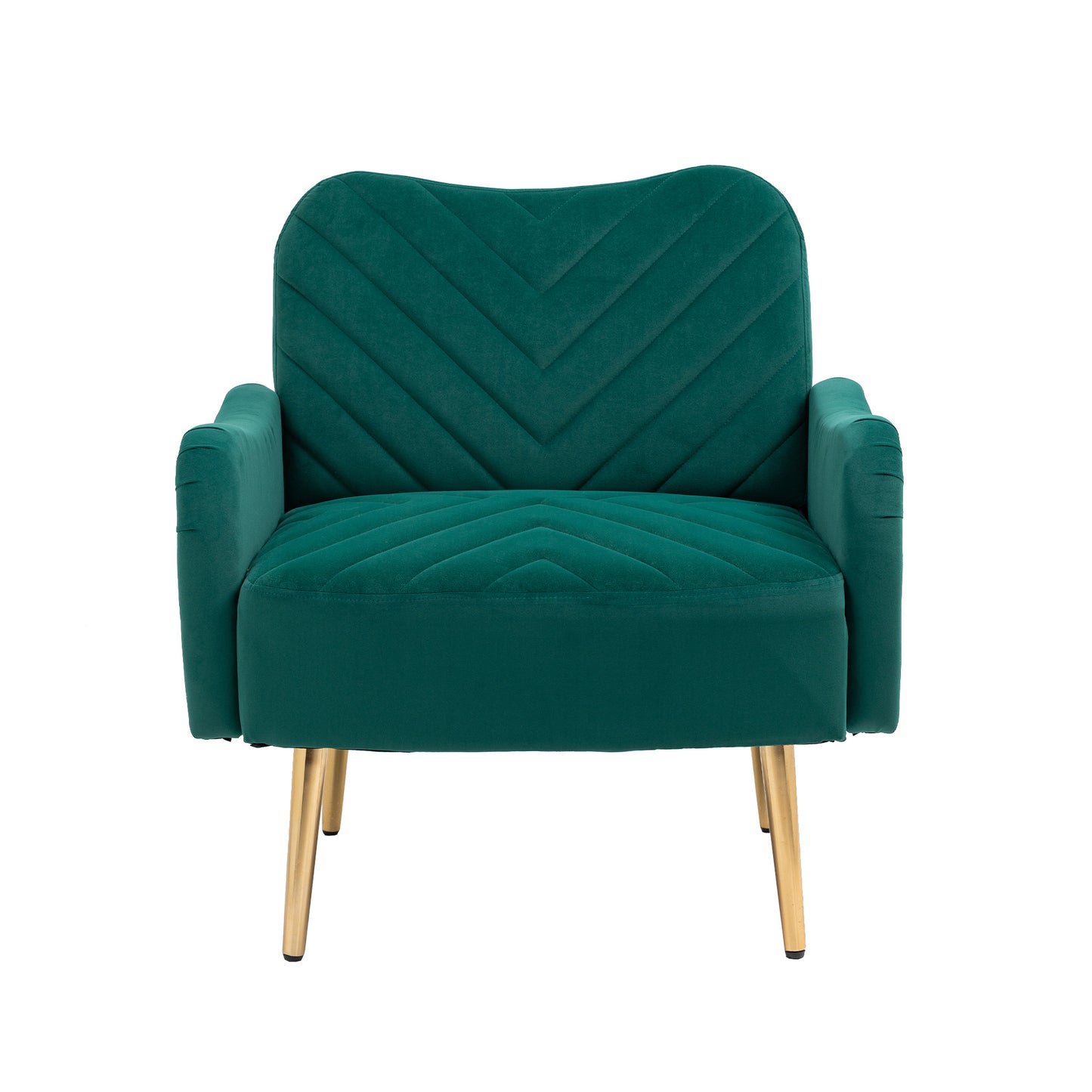 Velvet Chair , Accent  chair/ Living room lesiure chair with metal feet