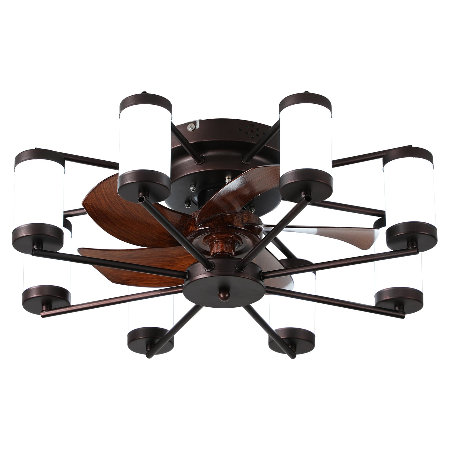 21.7 Ceiling Fan with Dimmable Light DC Motor and Remote Control - Modern Design for Living Room