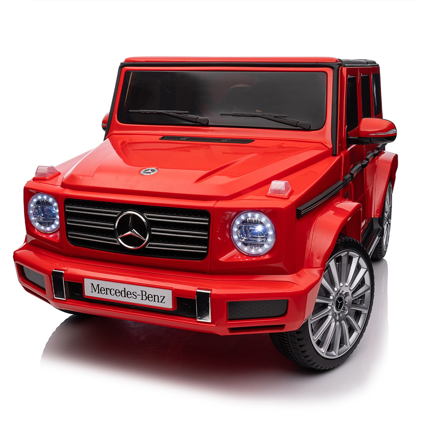 Licensed Mercedes-Benz G500,24V Kids ride on toy 2.4G W/Parents Remote Control,electric car for kids,Three speed adjustable,Power display, USB,MP3 ,Bluetooth,LED light,Three-point safety belt