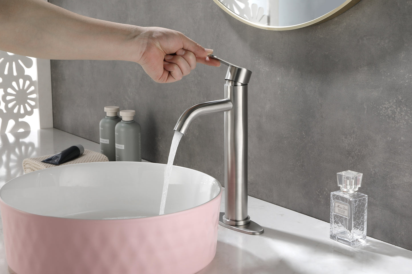 Versatile Stainless Steel Bathroom Sink Faucet for Modern RVs and Vanities