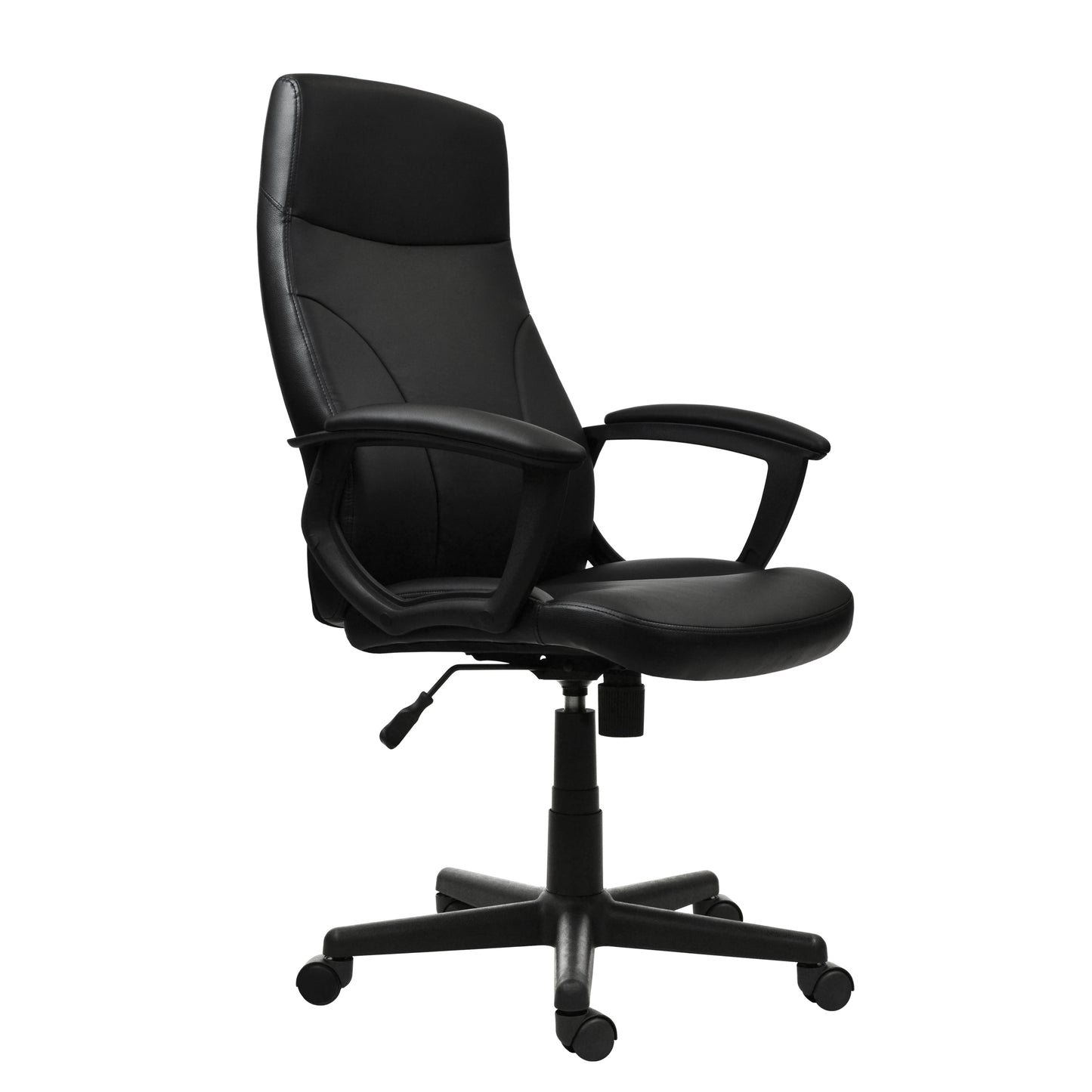 Medium Back Executive Office Chair, Black