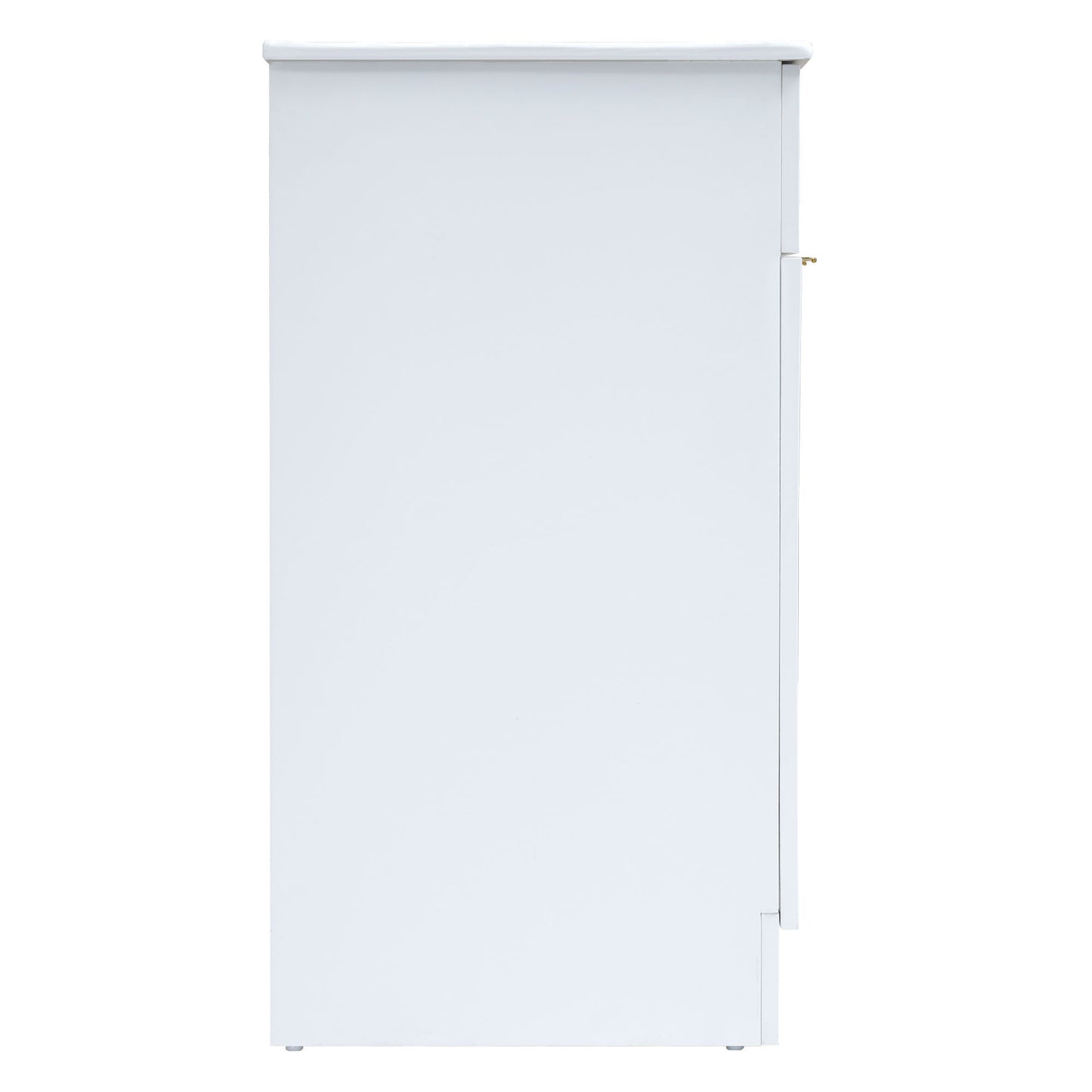 [Video]24inch modern bathroom vanity for small bathroom,white storge cabinet with ceramic sink