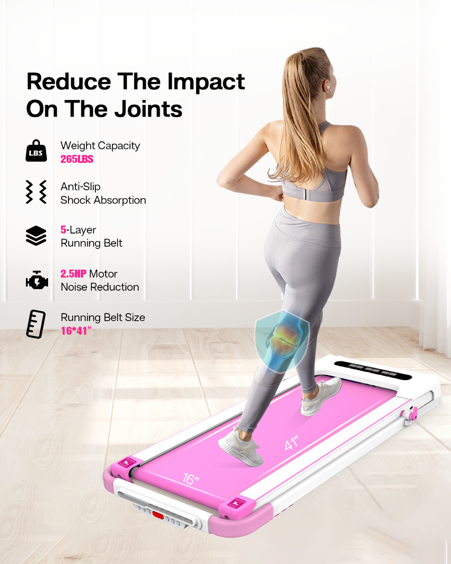 FYC 2 in 1 Under Desk Treadmill - 3.5 HP Folding Treadmill for Home, Installation-Free Foldable Treadmill Compact Electric Running Machine, Remote Control & LED Display Walking Running Jogging