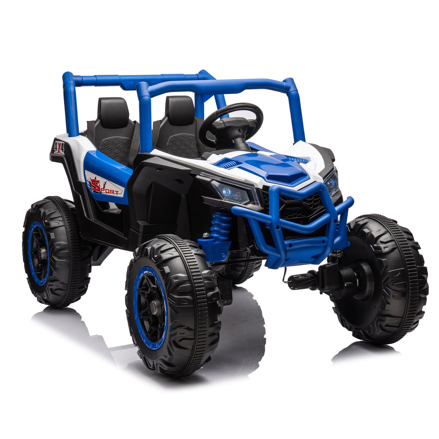 24V 2-Seater Off-Road UTV Electric Car for Kids with Remote Control and Safety Belts