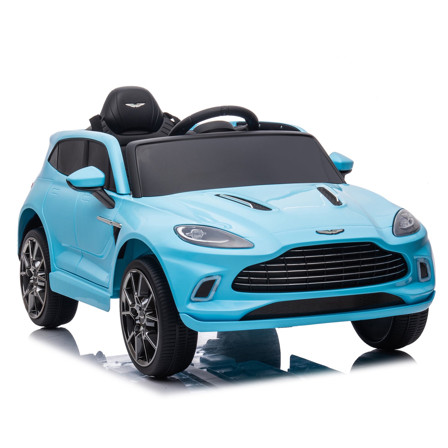 12V Dual-drive remote control electric Kid Ride On Car,Battery Powered Kids Ride-on Car Blue, 4 Wheels Children toys vehicle,LED Headlights,remote control,music,USB.