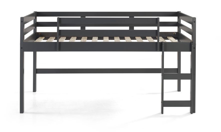 Lara Twin Loft Bed, Gray Finish 38255