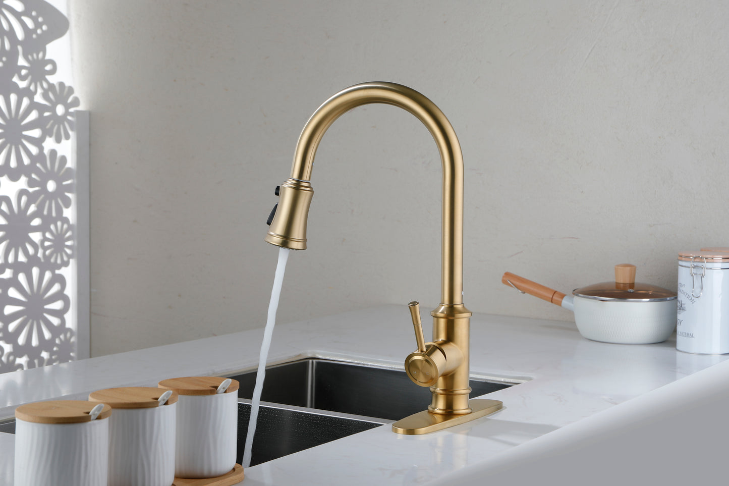 Kitchen Faucet with Pull Out Spraye