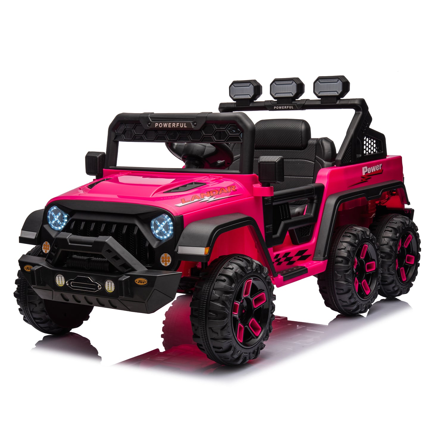 24V Ride On Large Pickup Truck Car for Kids with Remote Control and Bluetooth Music