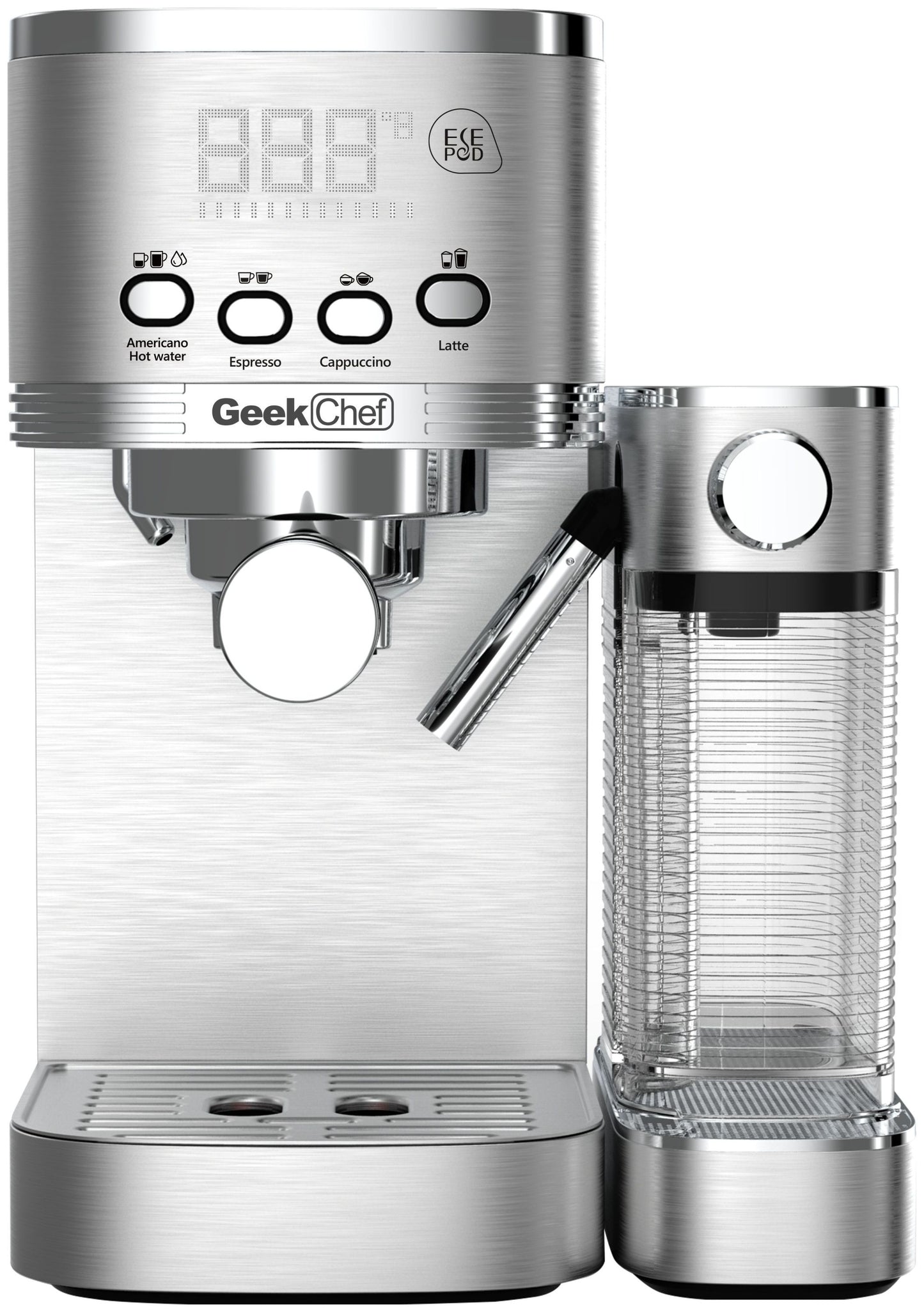 Automatic Milk Frother Espresso and Cappuccino Machine with ESE POD filter