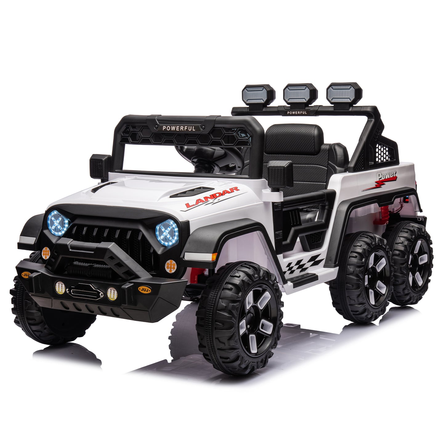 24V Ride On Large Pickup Truck Car for Kids with Remote Control and Bluetooth Music