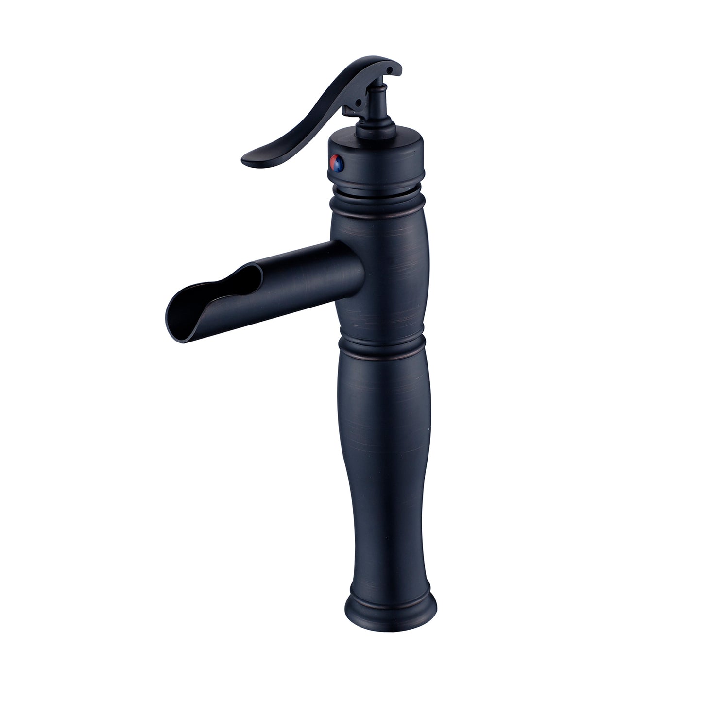 Oil Rubbed Bronze Waterfall Faucet for Bathroom Sink