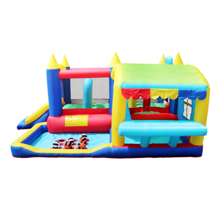 Ultimate 7-in-1 Inflatable Bounce House with Ball Pit and Obstacle Course for Kids' Indoor and Outdoor Parties