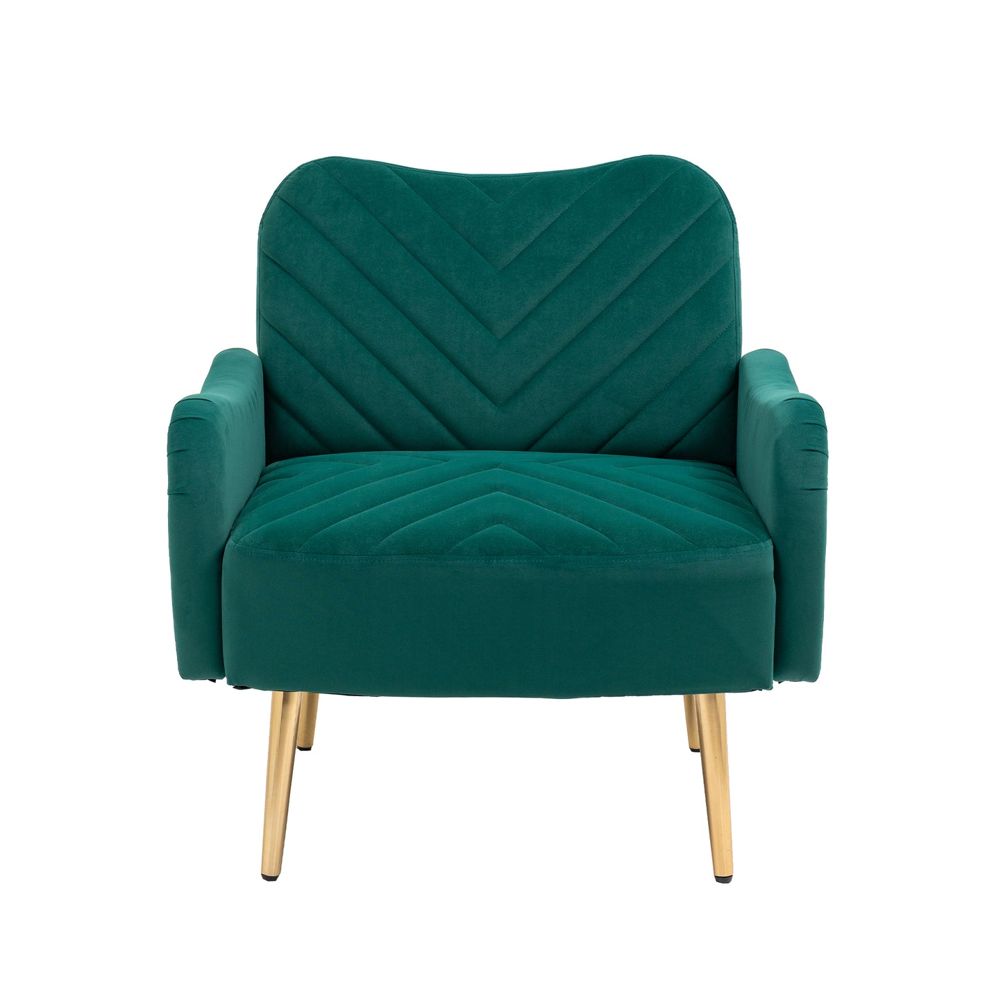 Velvet Chair , Accent  chair/ Living room lesiure chair with metal feet