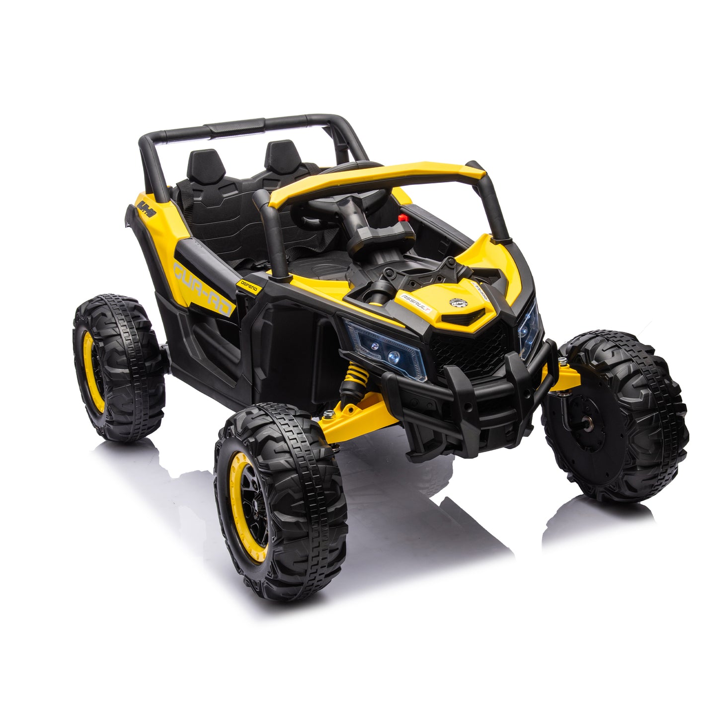 12V UTV Ride-On Car for Kids with Remote Control, Music Player, and LED Lights