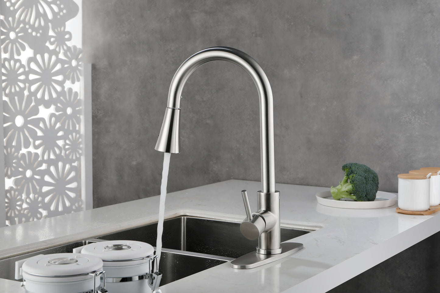 Kitchen Faucet with Pull Out Spraye