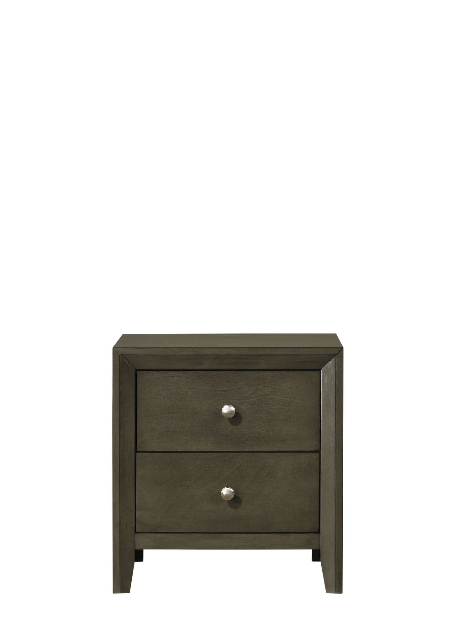 Ilana Nightstand, Gray Finish 28473