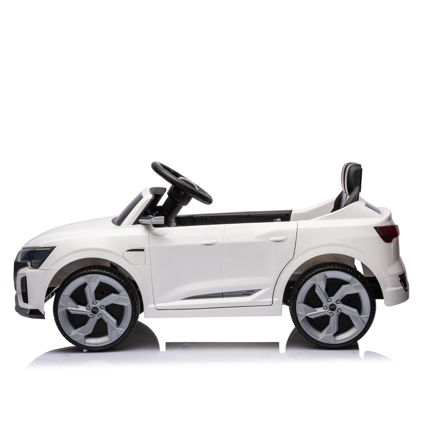 12V Kids Ride On Electric Car w/Parents Remote Control,Licensed Audi SQ8 for Kids,Dual Drive,Suspension,Hanging start,Three speed adjustable Music,Volume Control,LED Lights for Kids Aged 3-6.