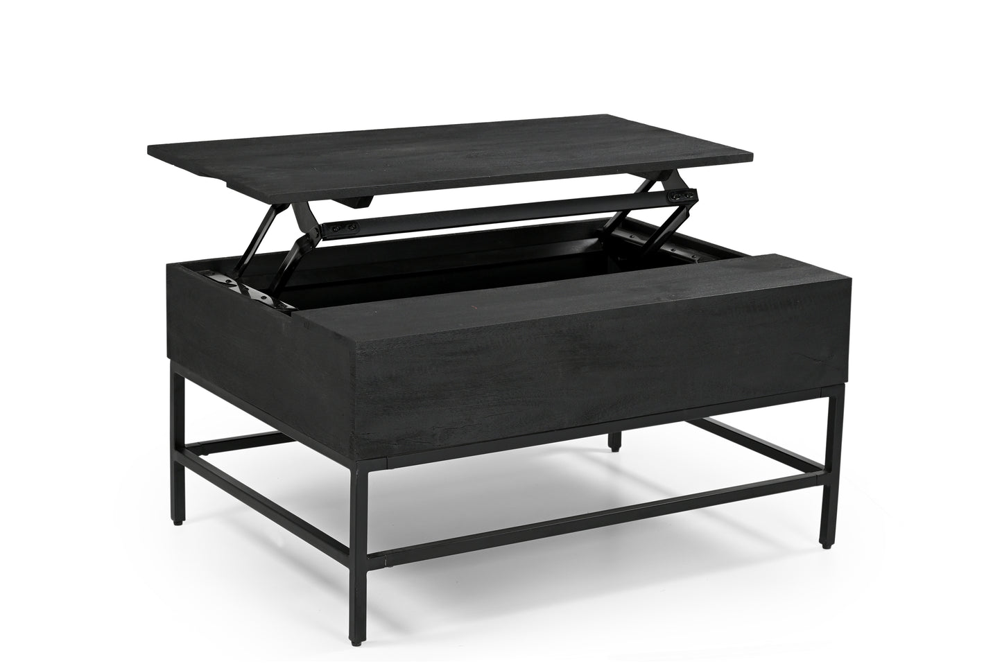 Modern Lift Top Charcoal Coffee Table