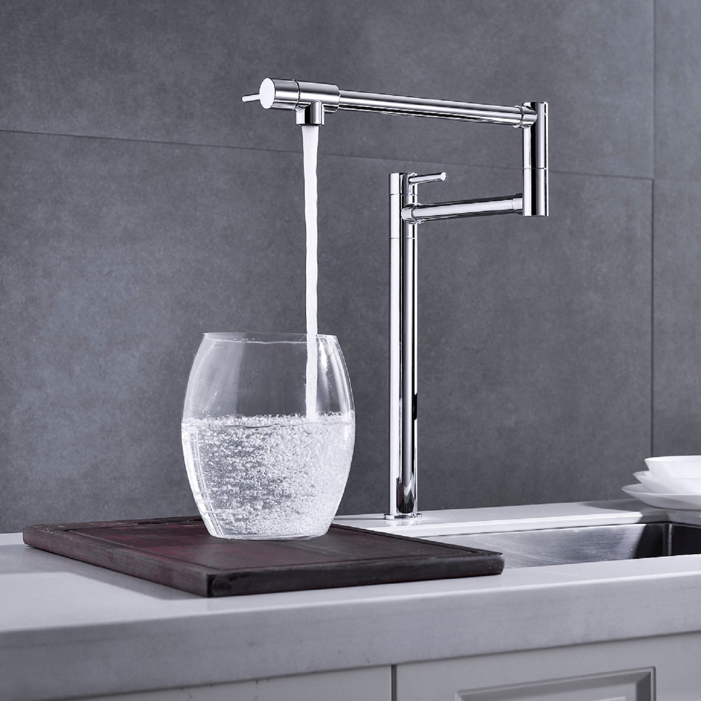 Pot Filler Faucet with Extension Shank