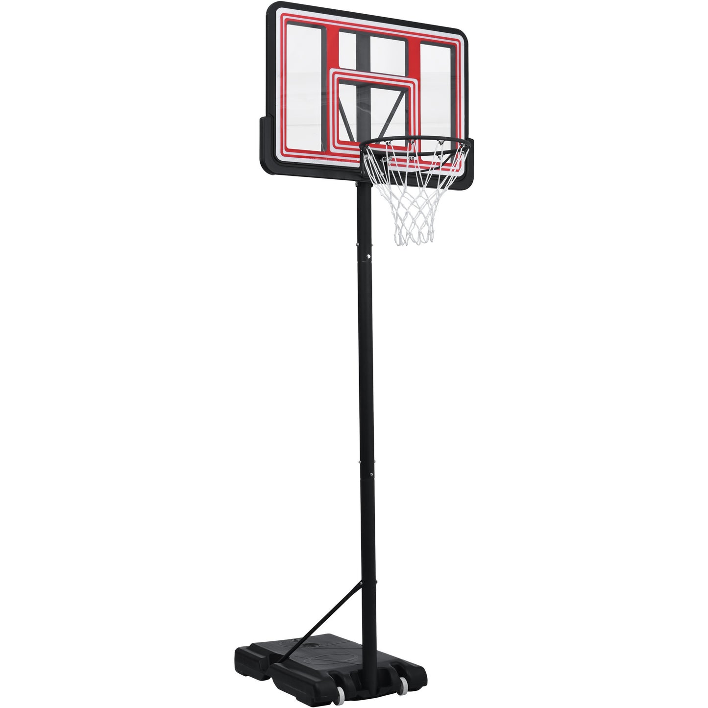 Portable Basketball Hoop Basketball System 4.76-10ft Height Adjustable for Youth Adults LED ights, Colorful lights, Waterproof Super Bright to Play at Night Outdoors,Good Gift for Kid