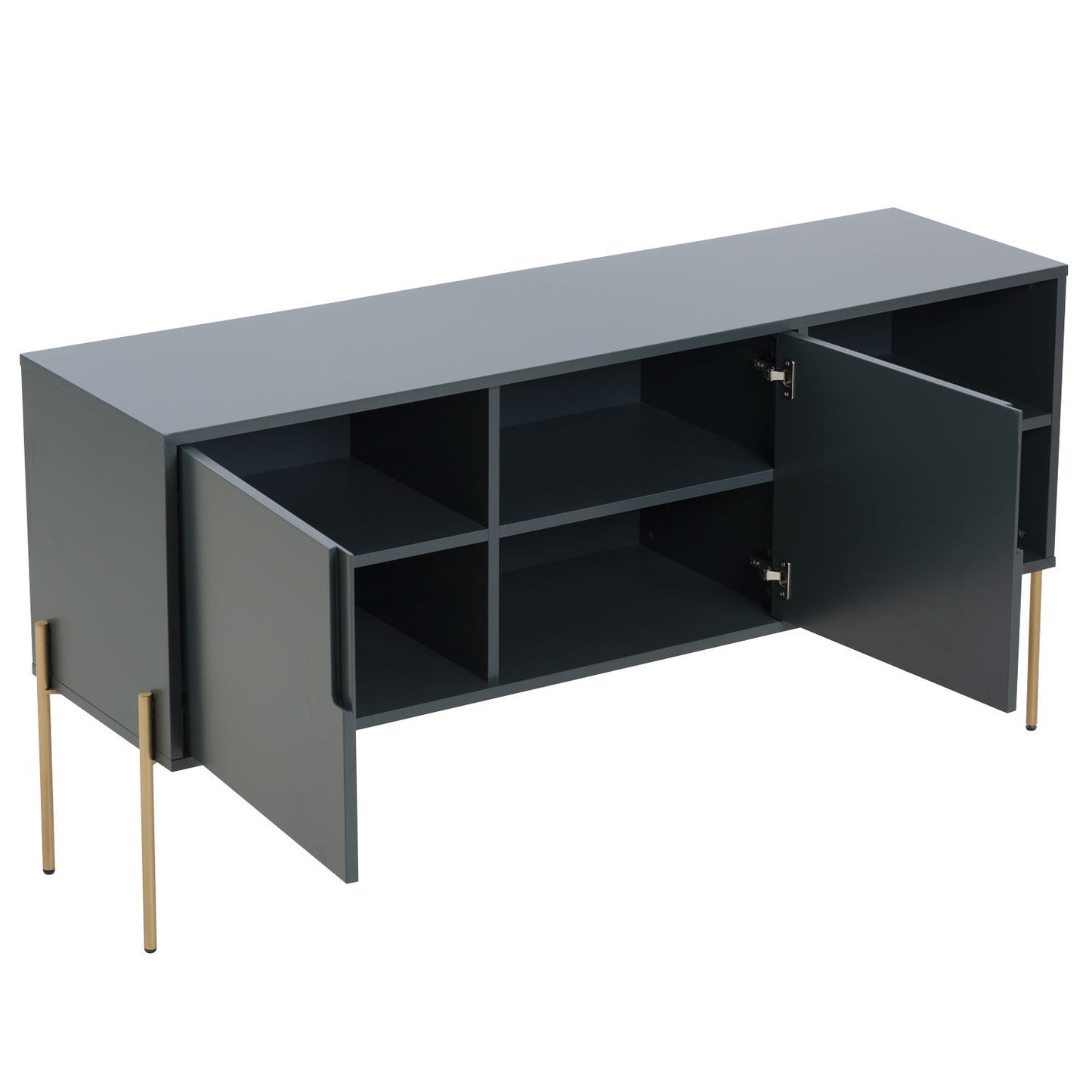 Versatile Mid Century Storage Console for Living Room or Kitchen