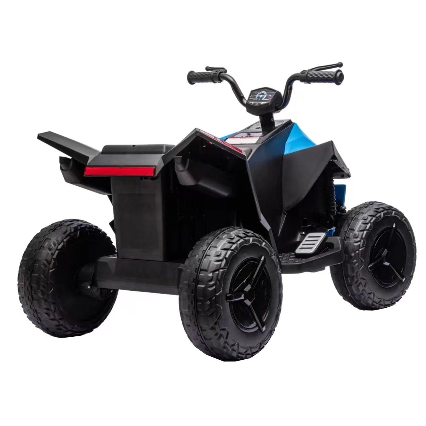 Electric ATV Style Ride-On Car for Kids 3-8 Years with Multi-Functional Touch Screen and LED Lights